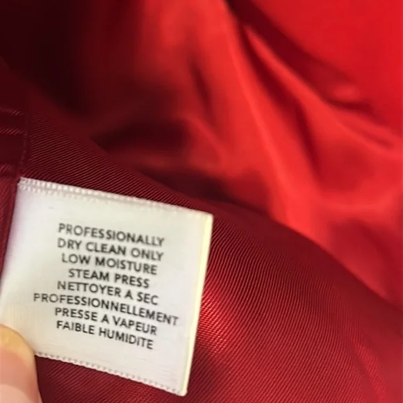 Talbots Red Women’s Coat 100% Wool red Vintage coat size 8 - Picture 15 of 16